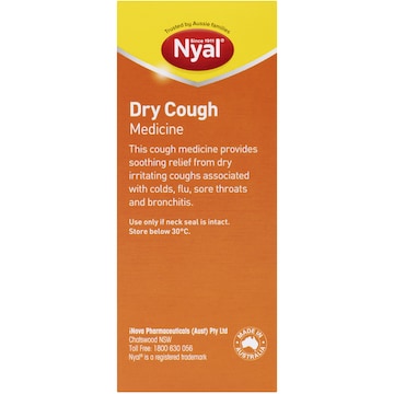 Nyal Cough Medicine For Dry Coughs 200mL
