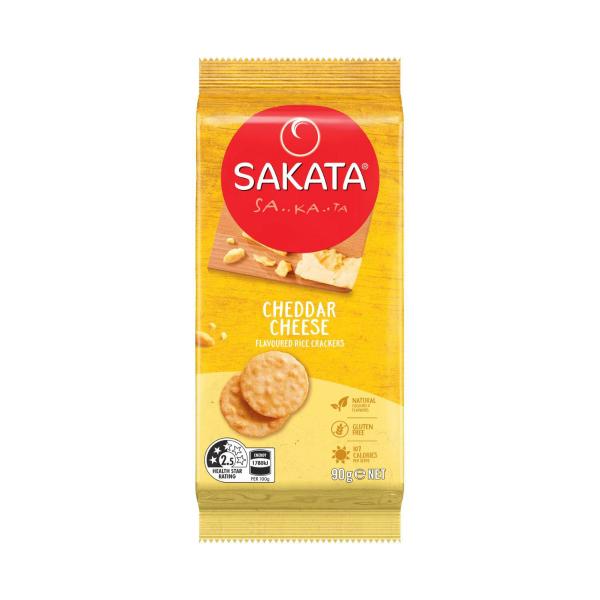 SAKATA RICE CRACKERS:CHEESE:.:90 GRAM