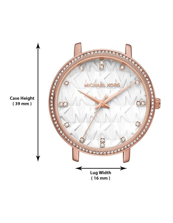 Pyper Analogue Rose Gold Watch MK4594