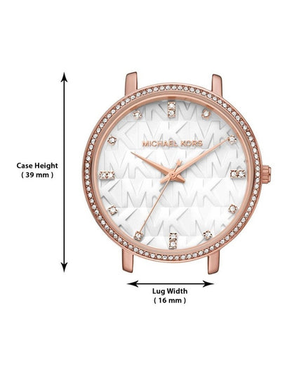 Pyper Analogue Rose Gold Watch MK4594