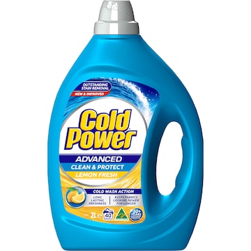 Cold Power Advanced Clean Lemon Laundry Liquid 2L