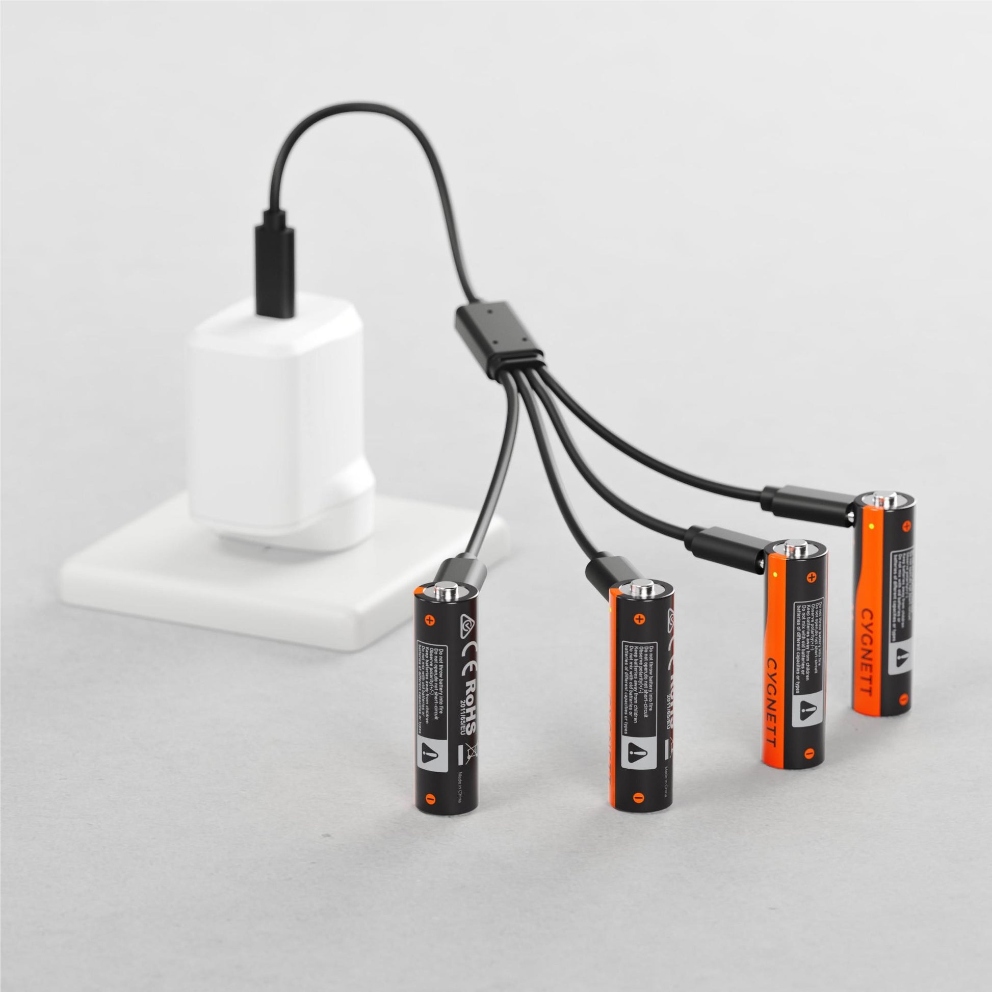 Cygnett AA USB-C Rechargeable Batteries (4 Pack)