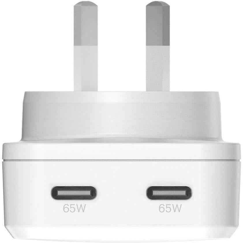 Cygnett ChargePlus Dual USB-C Slim Wall Charger 65W