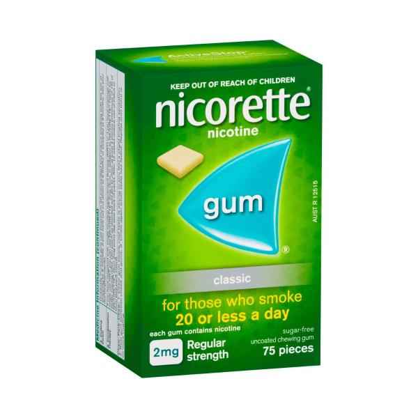 Quit Smoking Regular Strength Nicotine Gum Classic