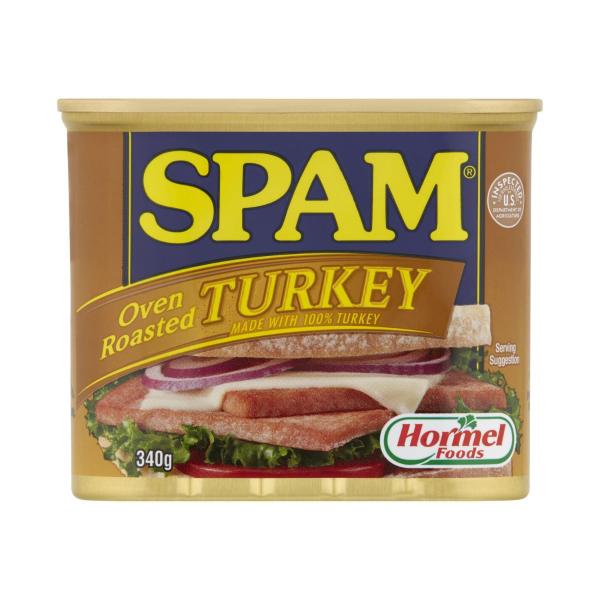 SPAM CANNED:TURKEY OVEN ROASTED:.:340GRAM