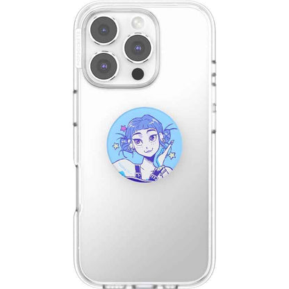 KPop Demon Hunters x PopSockets PopTop Adhesive and Chain Lite (Huntrix Zoe)