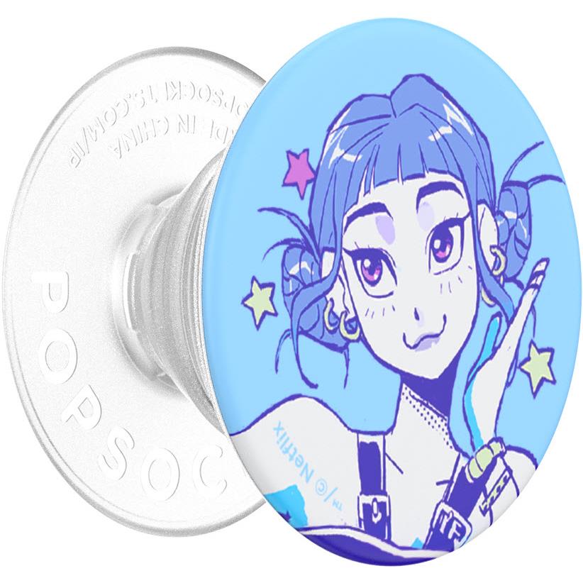 KPop Demon Hunters x PopSockets PopTop Adhesive and Chain Lite (Huntrix Zoe)