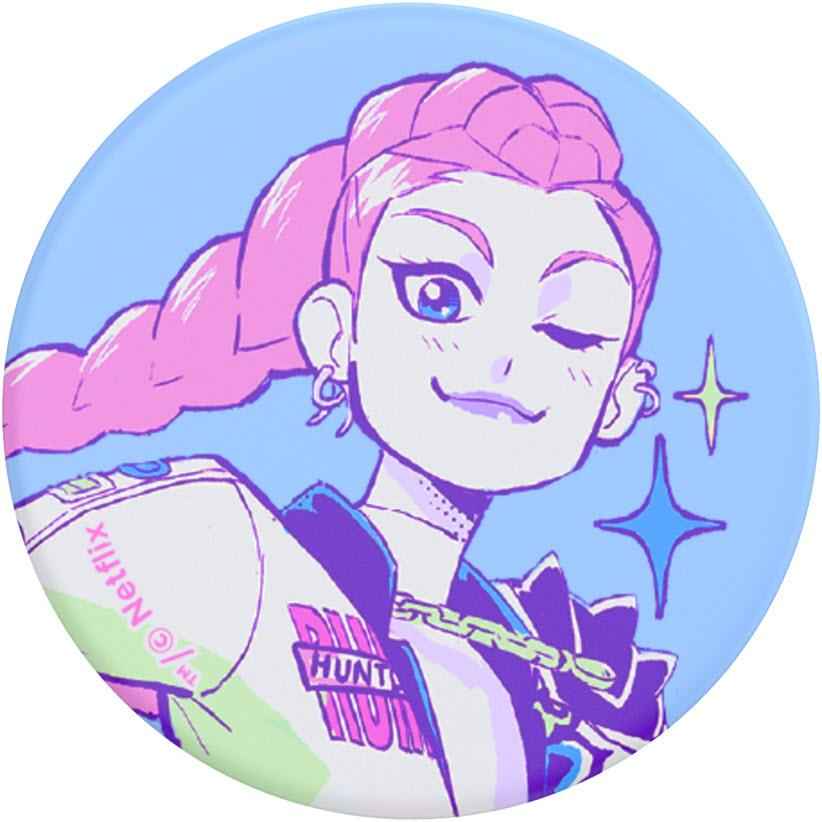 KPop Demon Hunters x PopSockets PopTop Adhesive and Chain Lite (Huntrix Rumi)