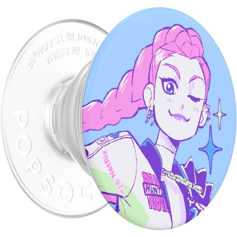 KPop Demon Hunters x PopSockets PopTop Adhesive and Chain Lite (Huntrix Rumi)