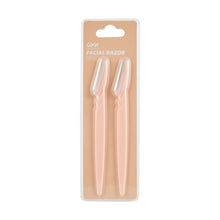 OXX Cosmetics 2 Pack Facial Razors - Peach