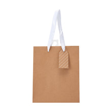 Kraft Stripe Gift Bag - Medium