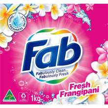 Fab Laundry Washing Powder Fresh Frangipani 1kg