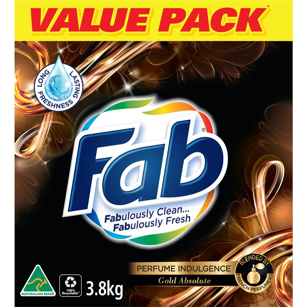 Fab Laundry Washing Powder Gold Absolute 3.8kg