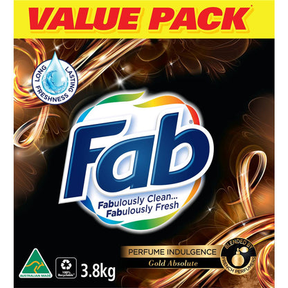 Fab Laundry Washing Powder Gold Absolute 3.8kg