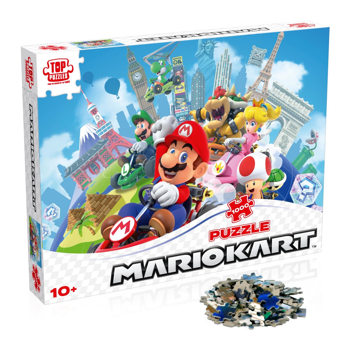 Mario Kart - Around The World 1000 Piece Puzzle