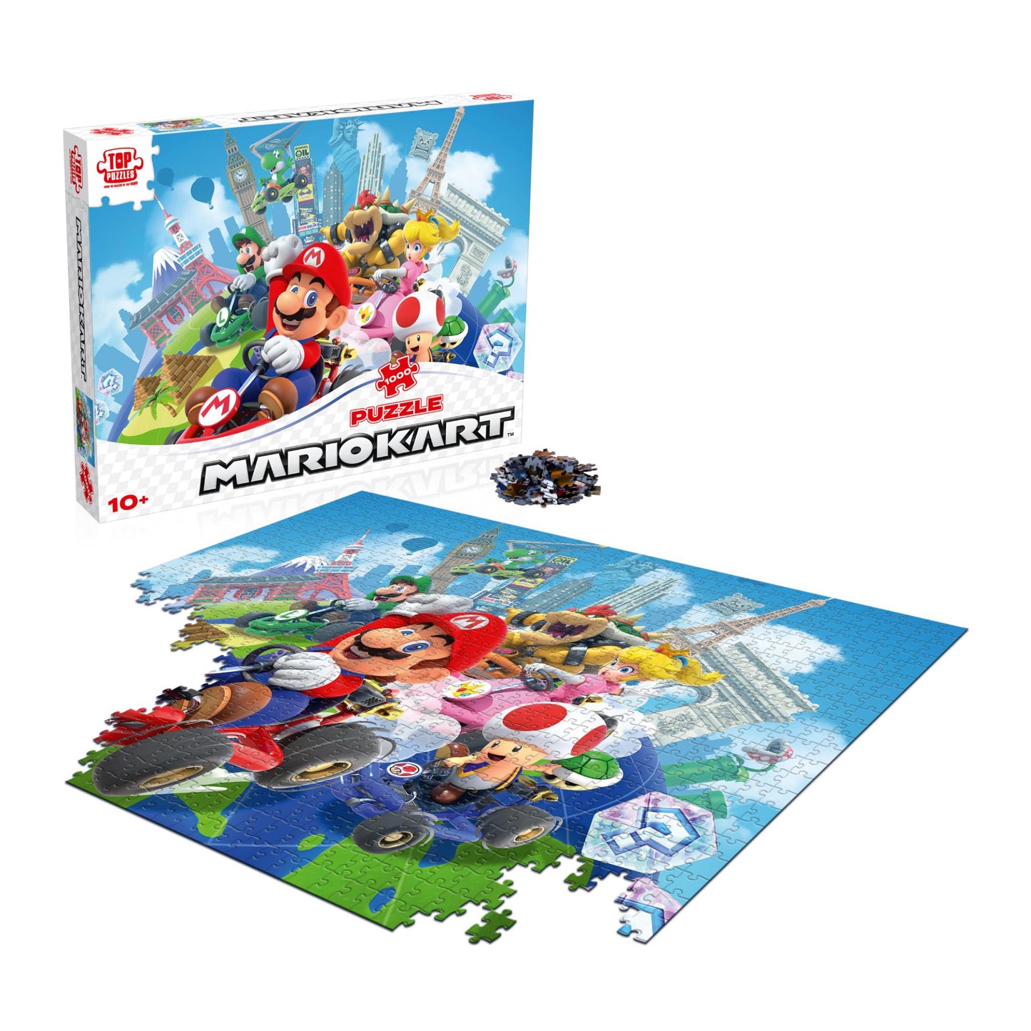 Mario Kart - Around The World 1000 Piece Puzzle