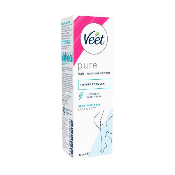 VEET HAIR REMOVAL CREAM FOR SENSITIVE SKIN LEGS AND BODY 100ML