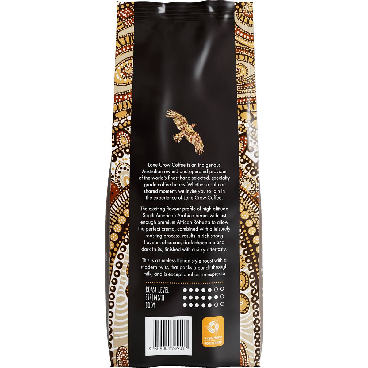 Lone Crow Coffee Espresso Roast Beans 1kg