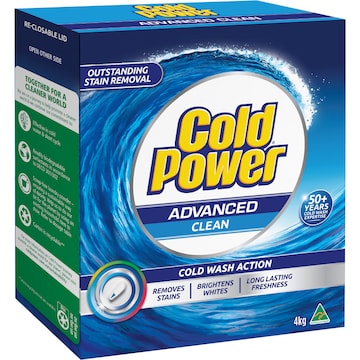 Cold Power Advanced Clean Laundry Washing Powder Detergent 4kg