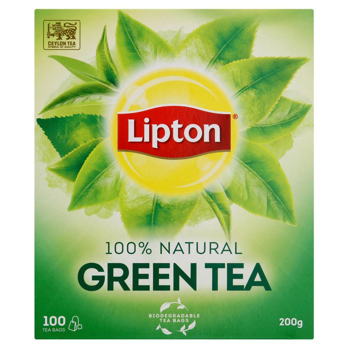 Lipton Green Tea Bags 100 pack