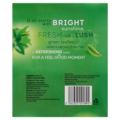 Lipton Green Tea Bags 100 pack