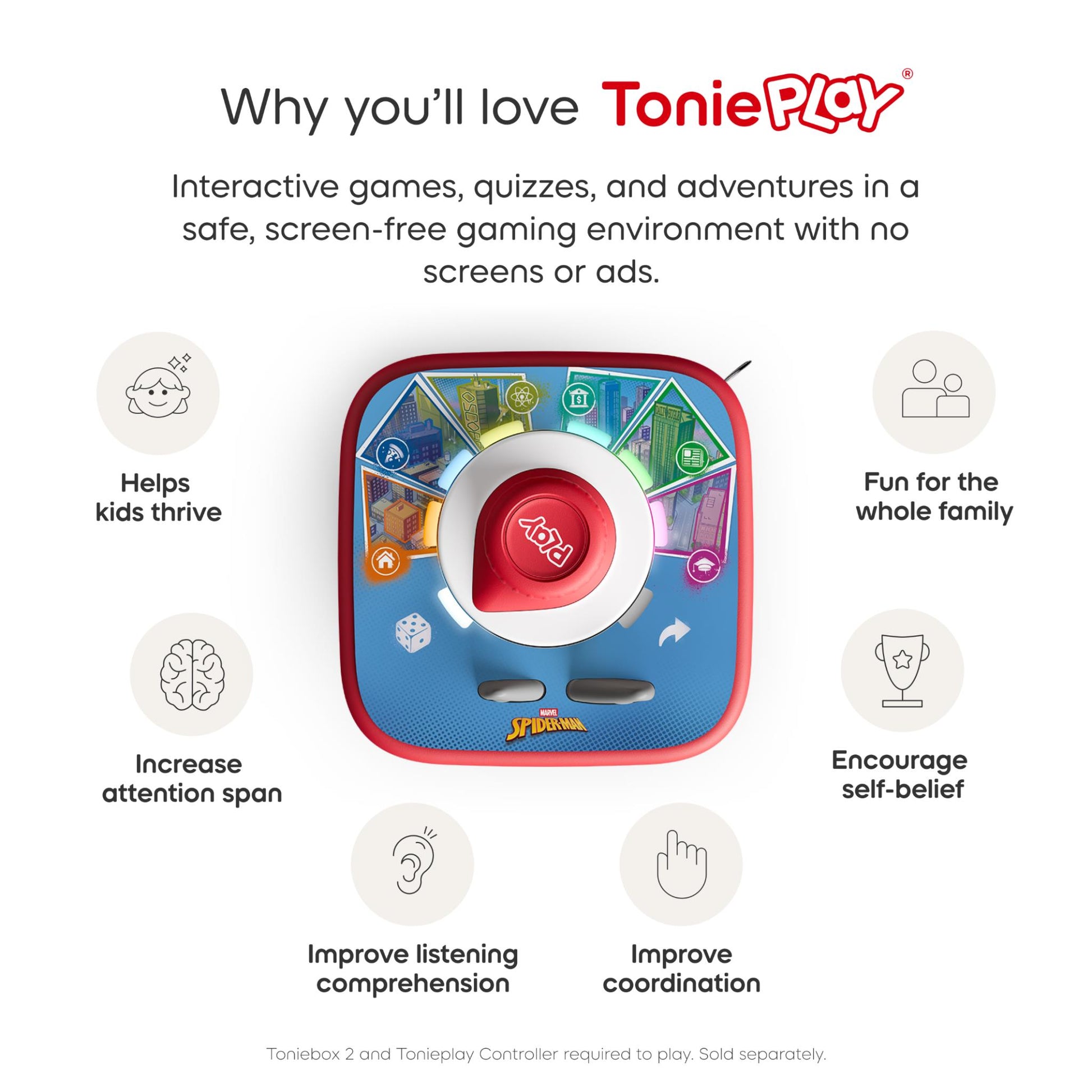 Tonieplay Game - Marvel: Spider-Man - Neighbourhood Heroes