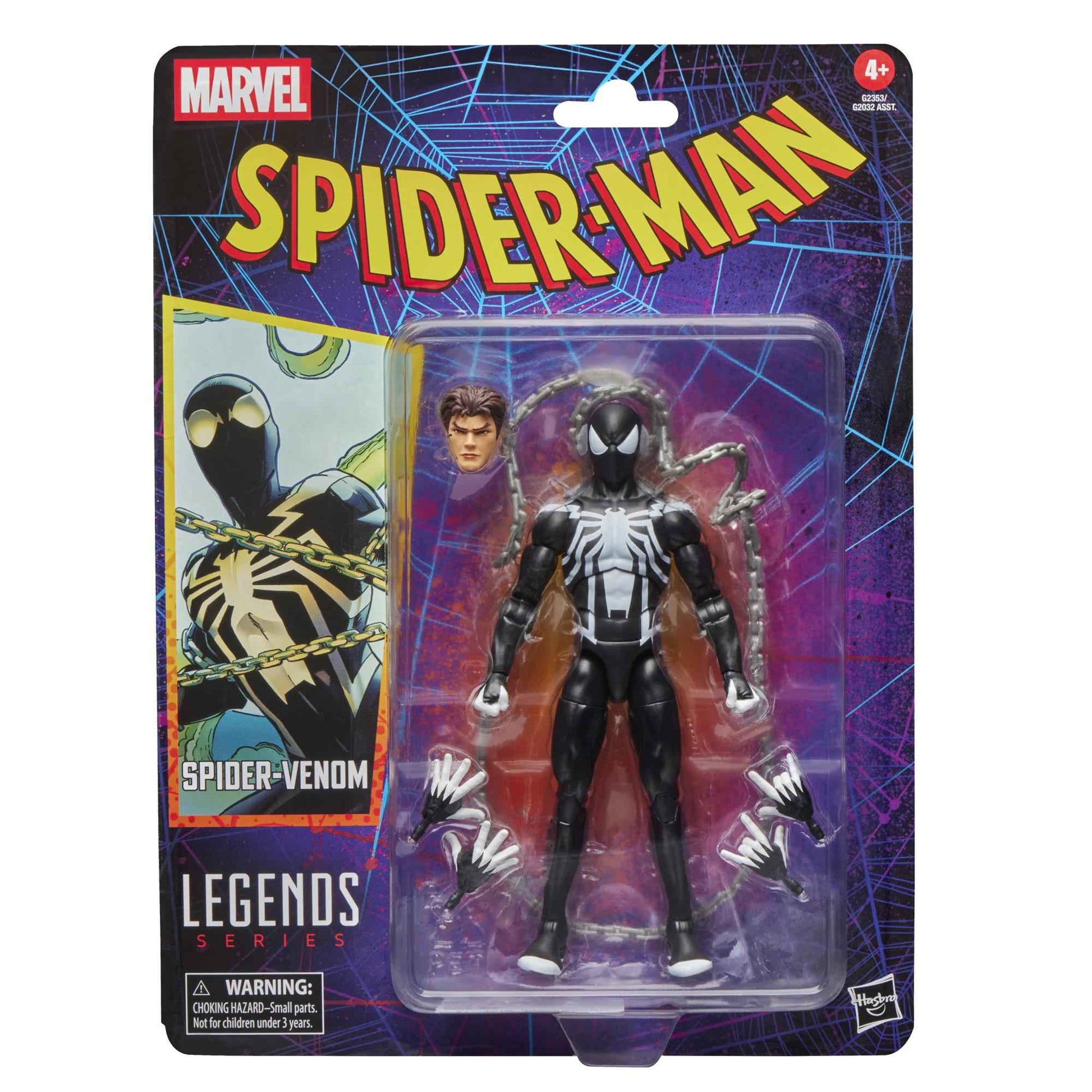 Marvel - Legends Series: Retro Spider-Man Venom Figure