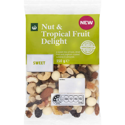 Woolworths Nut & Tropical Fruit Delight Sweet 350g