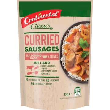 Continental Recipe Base Curried Sausages 35g