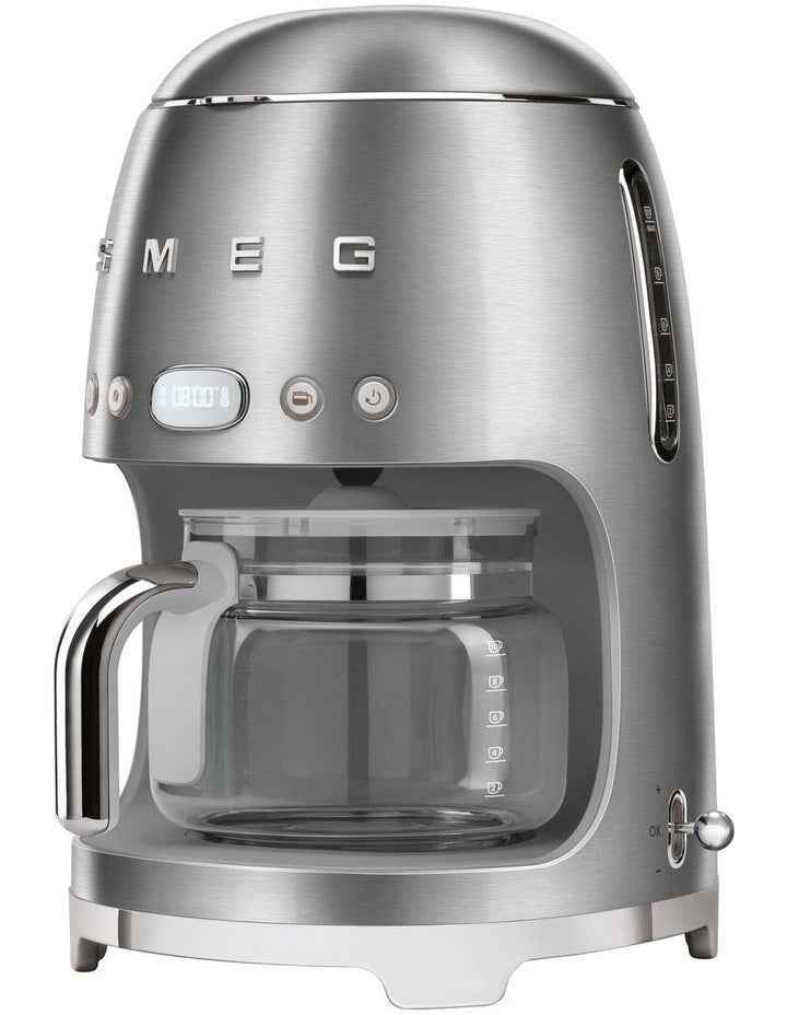 Retro Drip Filter Coffee Machine in Brushed Silver DCF02SSAU
