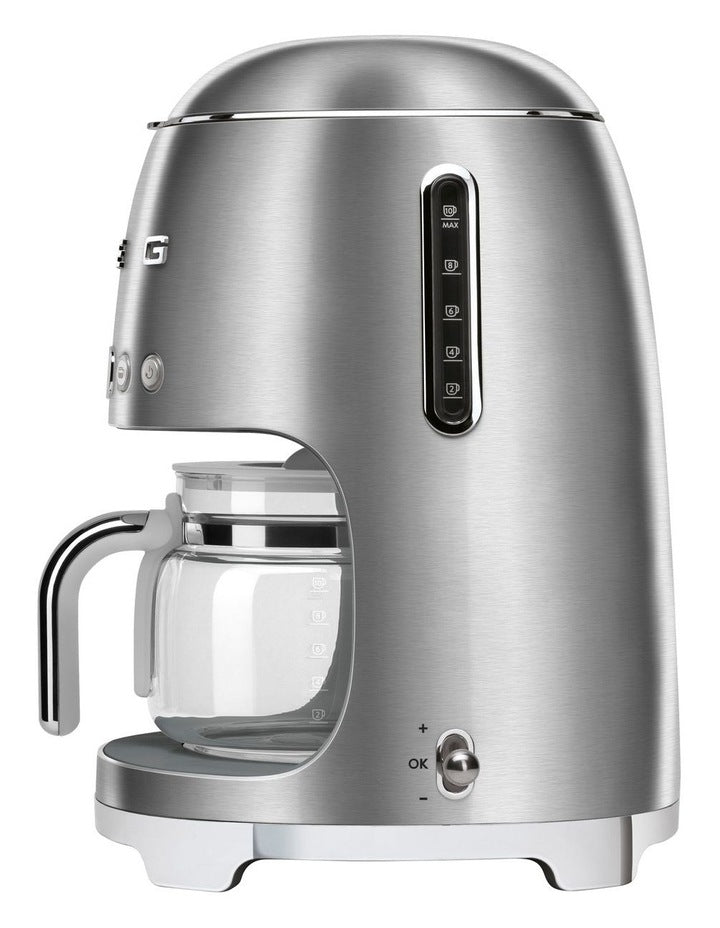 Retro Drip Filter Coffee Machine in Brushed Silver DCF02SSAU