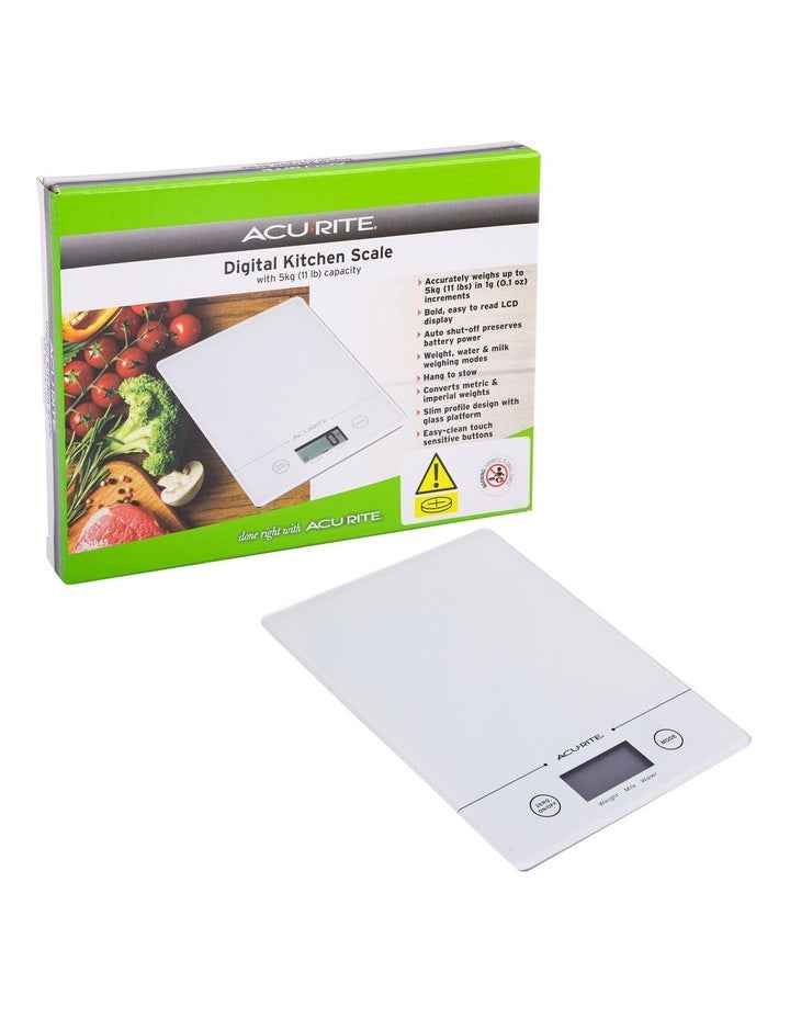 Slimline Digital Scale 1g/5kg in White