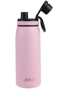 Stainless Steel Double Wall Insulated Sports Bottle with Screw Cap Lid 780ml in Carnation