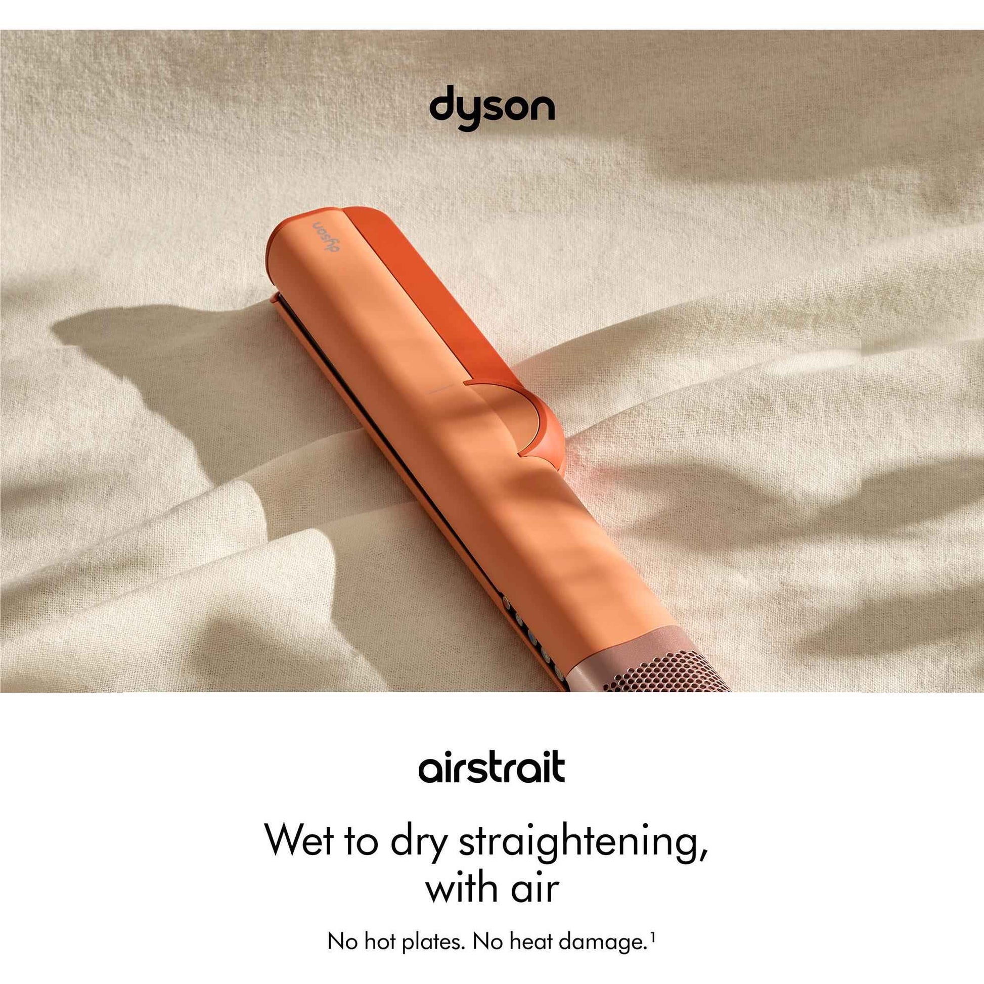 Dyson Airstrait™ Straightener and Dryer (Ceramic Apricot / Topaz)