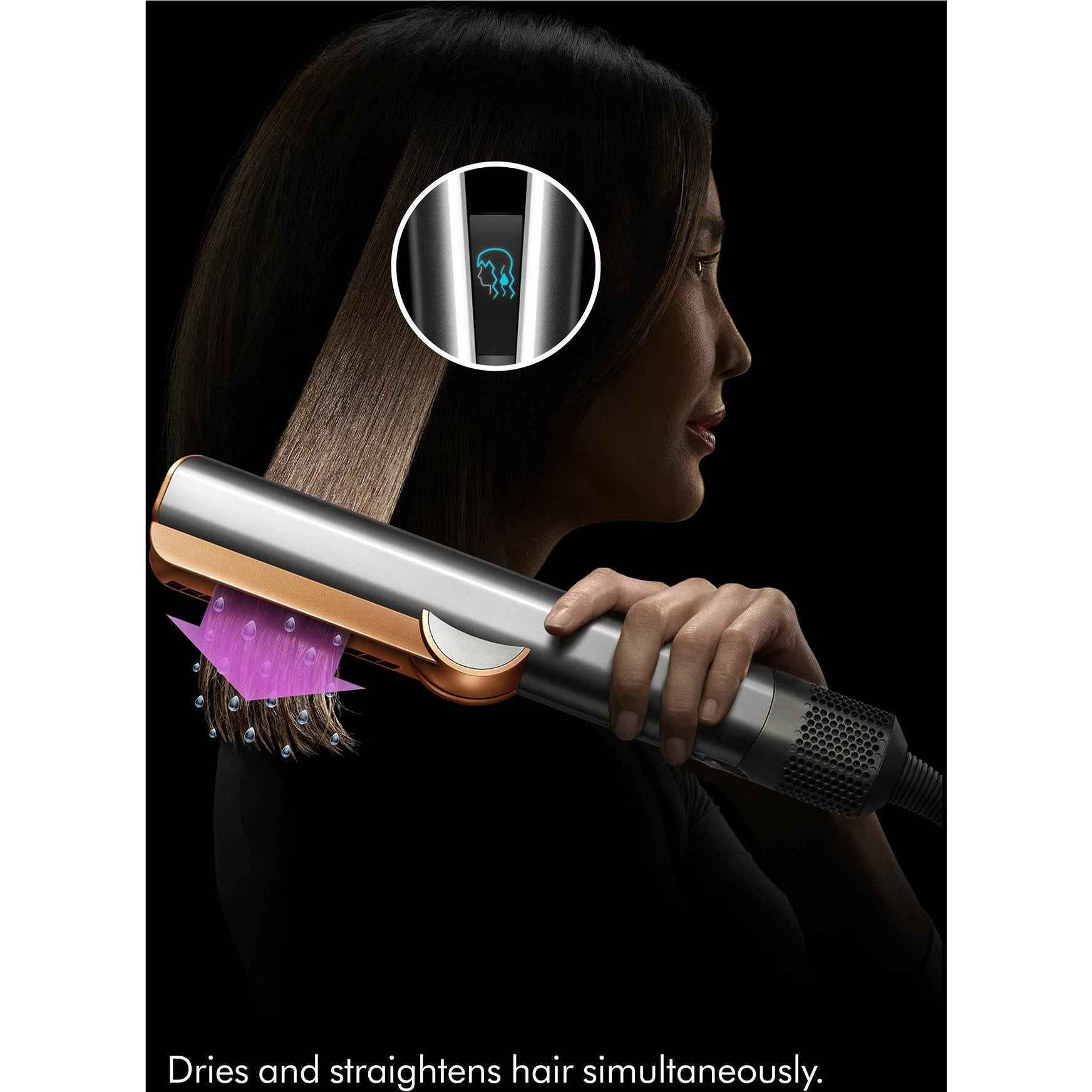 Dyson Airstrait™ Straightener and Dryer (Ceramic Apricot / Topaz)