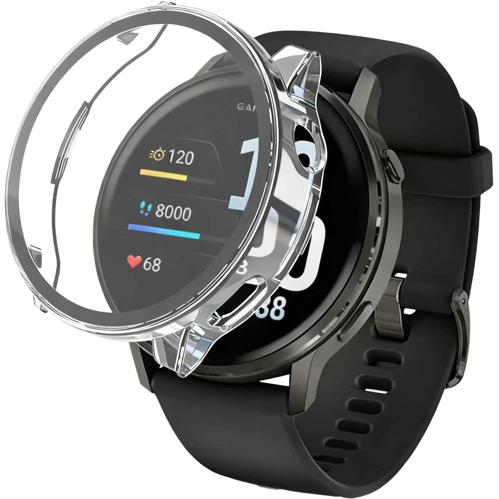 Monster Venu 4 45mm Case and Glass Screen Protector