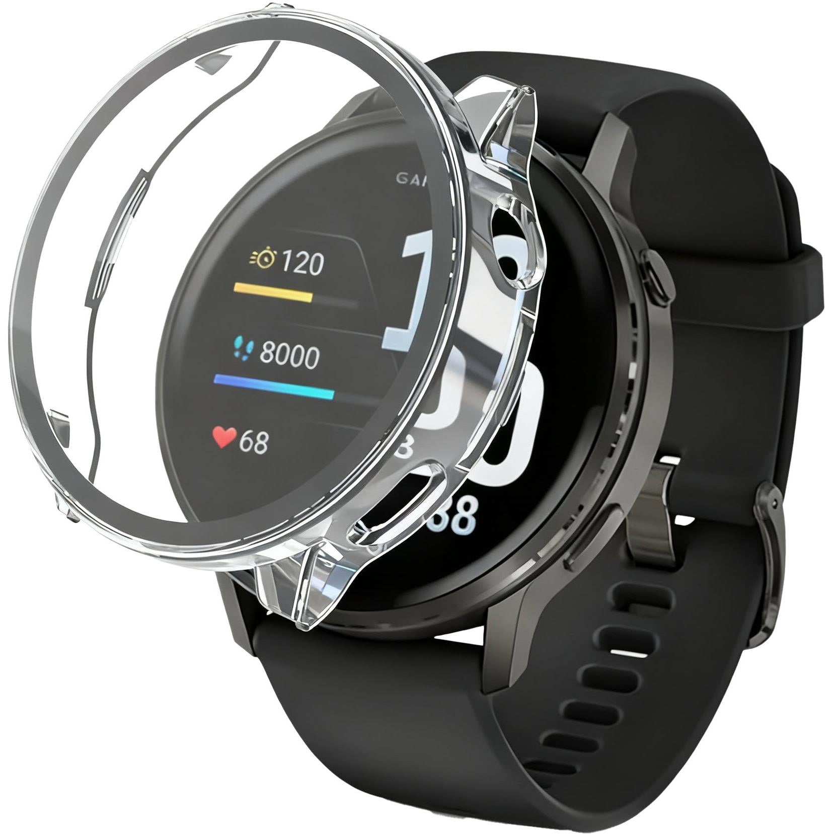 Monster Venu 4 45mm Case and Glass Screen Protector