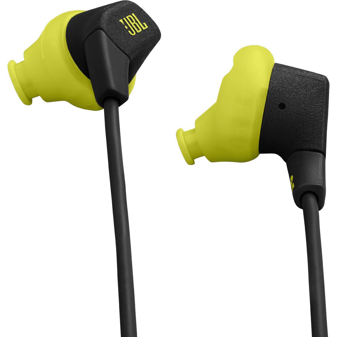 JBL Endurance Run 3 Waterproof Wired In-Ear Headphones (Black/Lime)