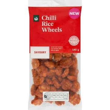 Woolworths Chilli Rice Wheels 140g