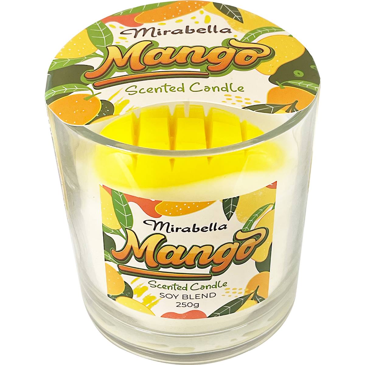 Mirabella Mango Scented Soy Blend Candle 250g