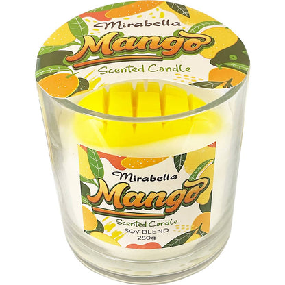 Mirabella Mango Scented Soy Blend Candle 250g
