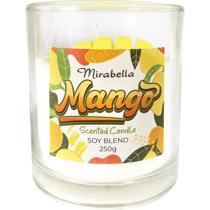 Mirabella Mango Scented Soy Blend Candle 250g