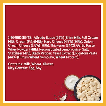 Heinz Rigatoni Pasta Pouch With Creamy Alfredo Sauce 350g