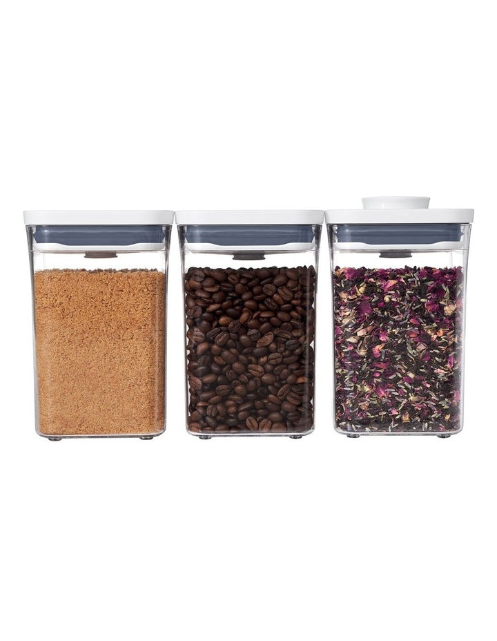 Pop 2.0 Value Set 3 Piece in Clear/White