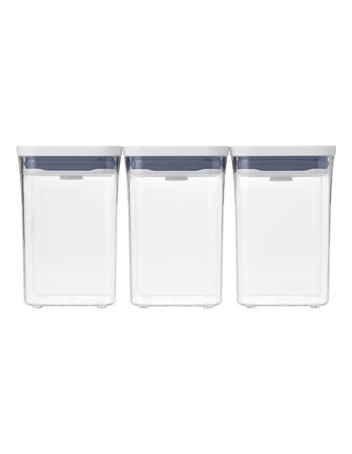 Pop 2.0 Value Set 3 Piece in Clear/White