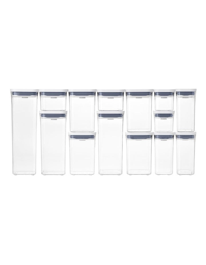 Pop 2.0 Container Set of 20 in Clear/White