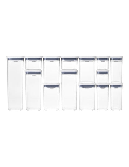 Pop 2.0 Container Set of 20 in Clear/White