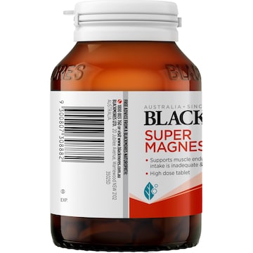 Blackmores Super Magnesium+ Muscle Health Vitamin Tablets 100 pack