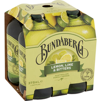 Bundaberg Lemon Lime & Bitters 375ml x4 Pack