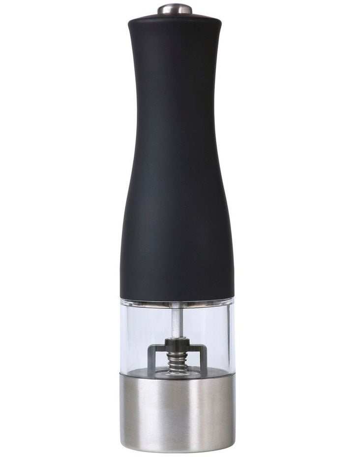 Cosmopolitan Electric Salt/Pepper Mill 21cm Gift Boxed in Black